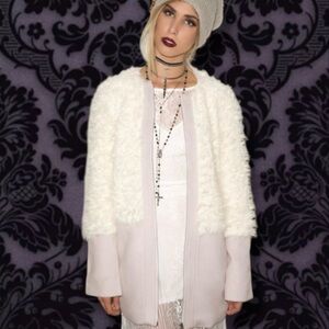 NWT✨ For Love & Lemons // Alpine Jacket Faux Fur